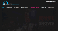 Desktop Screenshot of djpeoples.com